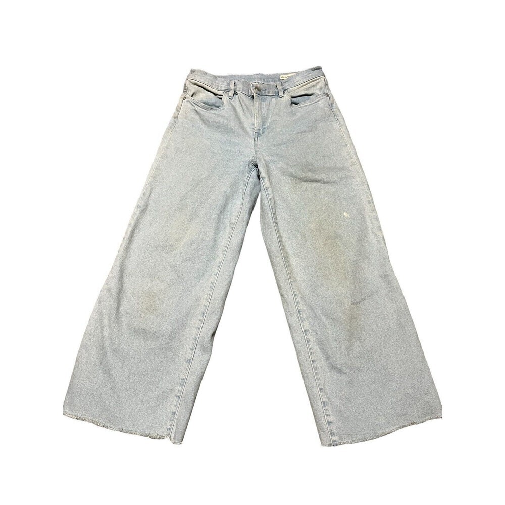 Blank NYC The Baxter Ribcage Straight Leg Overlap light Tone Jeans Size 28